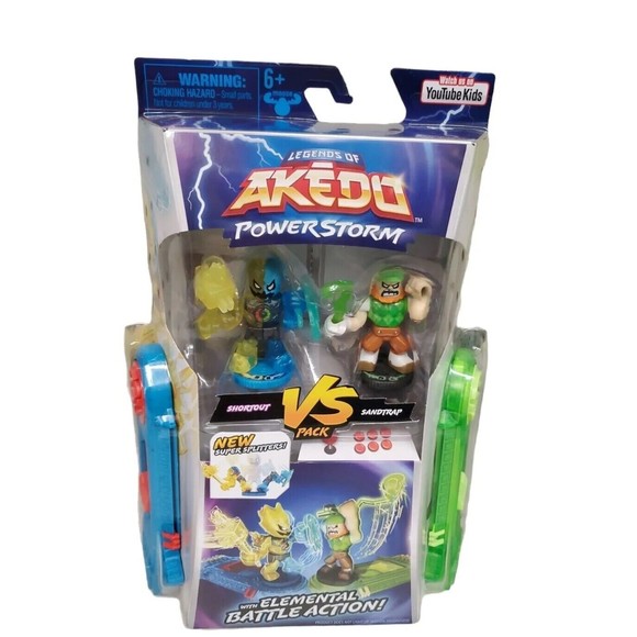 Moose Enterprise Toys Akedo Powerstorm Super Splitters Pack